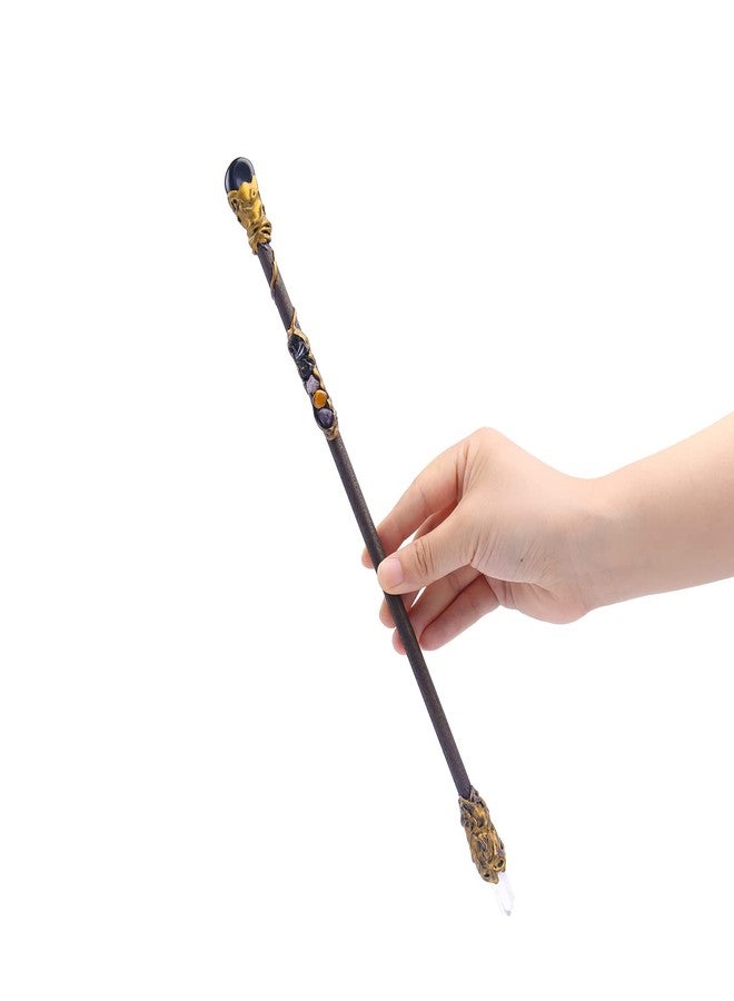 Rich Boxer Fine Handcrafted Crystal Magic Wand Gemstone Magic Wand for Witches and Wizards - Image 1